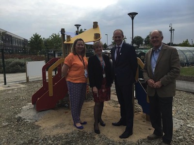 Justin Visits Brand New Nursery Site At Swindon Academy