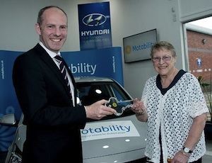 Local MP Hands Over The Keys To Madge's New Motability Car