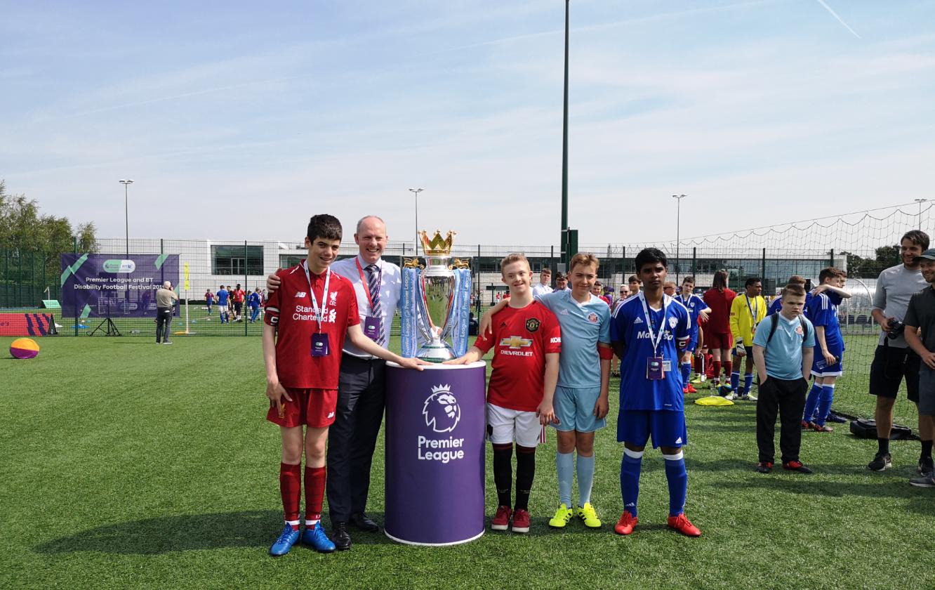 North Swindon MP Takes Part In Disability Football Festival