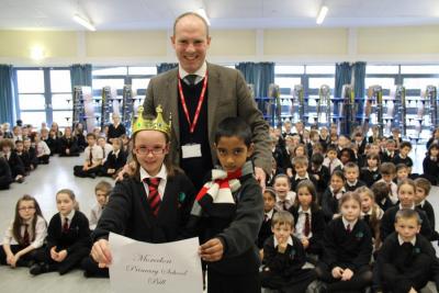 Justin Visits Morden Primary School To Pass Parliamentary Bill