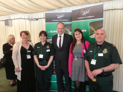 Justin Supports Wiltshire Air Ambulance