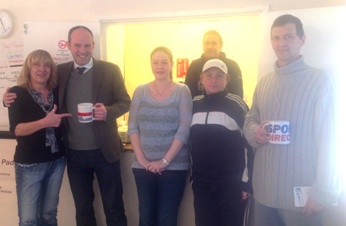 Local MP Joins Chippenham Close Coffee Morning