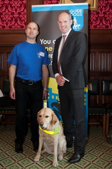 Justin Tomlinson MP Supports Guide Dogs' Call To Keep Pedestrians Safe From Silent Menace