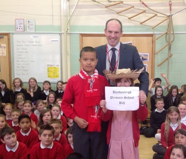 Justin Visits Haydonleigh School