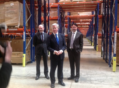 Justin Tomlinson MP Welcomes Business Minister To Swindon