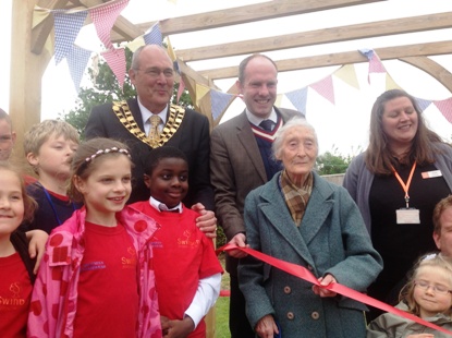 Justin Attends Opening Of Moredon Community Garden