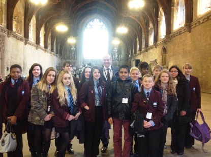 Justin Welcomes Swindon Academy Students To Parliament