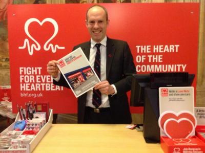 Justin Hosts British Heart Foundation's First Pop-Up Store in Westminster