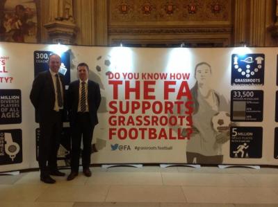 Justin Backs The FA's Commitment To Grassroots Football In Swindon