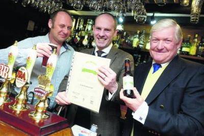 Justin Commended & Made Parliamentary Beer Champion