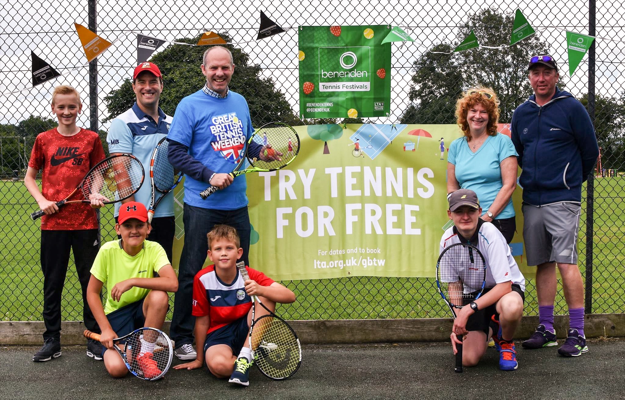 Justin Celebrates Success Of Highworth Tennis Club At Open Day