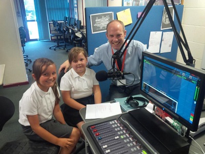 Justin Faces Grilling From Future Media Stars At Even Swindon Primary School