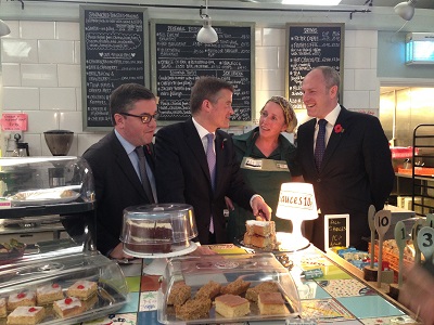 Swindon MPs Welcome Minister To See Excellent Olive Tree Cafe