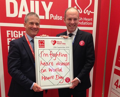 Local MP Joins Forces With The British Heart Foundation In Backing World Heart Day