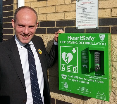 Vital Defibrillator Now Available To Residents in Abbey Meads