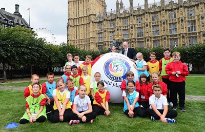 Back Of The Net As Local MP Supports FA Skills Programme