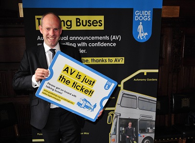 Local MP Backs Talking Buses Campaign