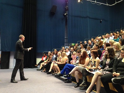 Justin Celebrates With New College Students As They Complete National Citizen Service