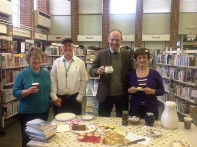 Justin Tomlinson MP Joins Upper Stratton Coffee Morning