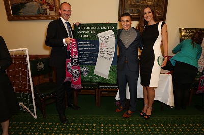 Justin Hosts Parliamentary Launch Of Football United Against Domestic Violence