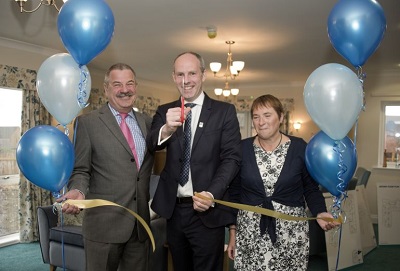 Justin Officially Opens Abbey House Specialist Dementia Home