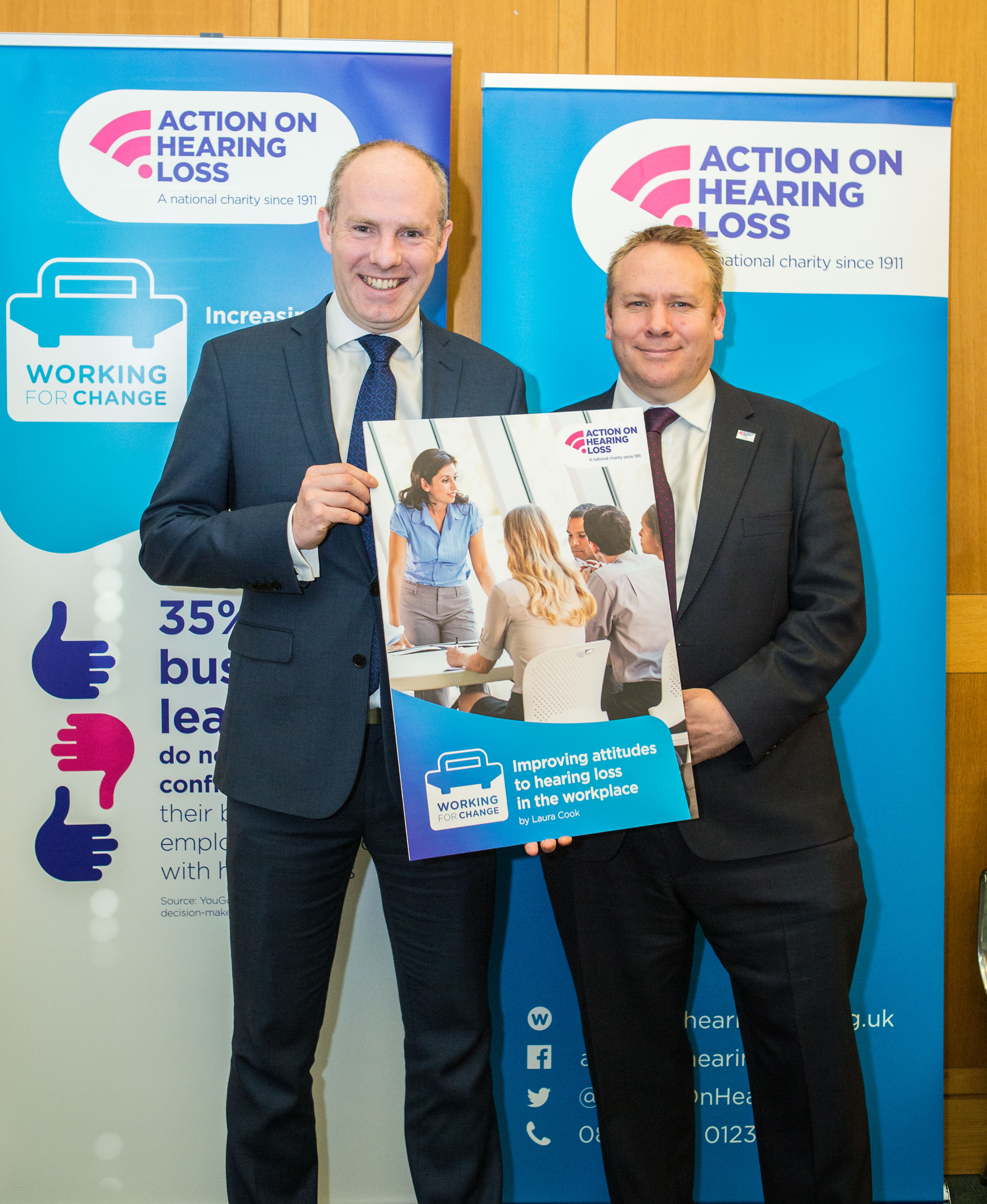 Justin Tomlinson MP Supports Launch Of Employment Report To Help People With Hearing Loss Into Work