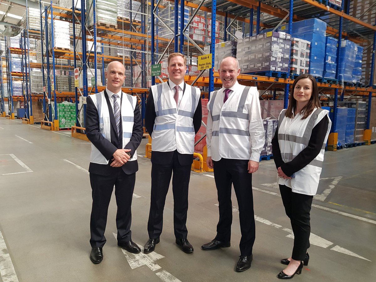 North Swindon MP Visits Aldi Distribution Centre