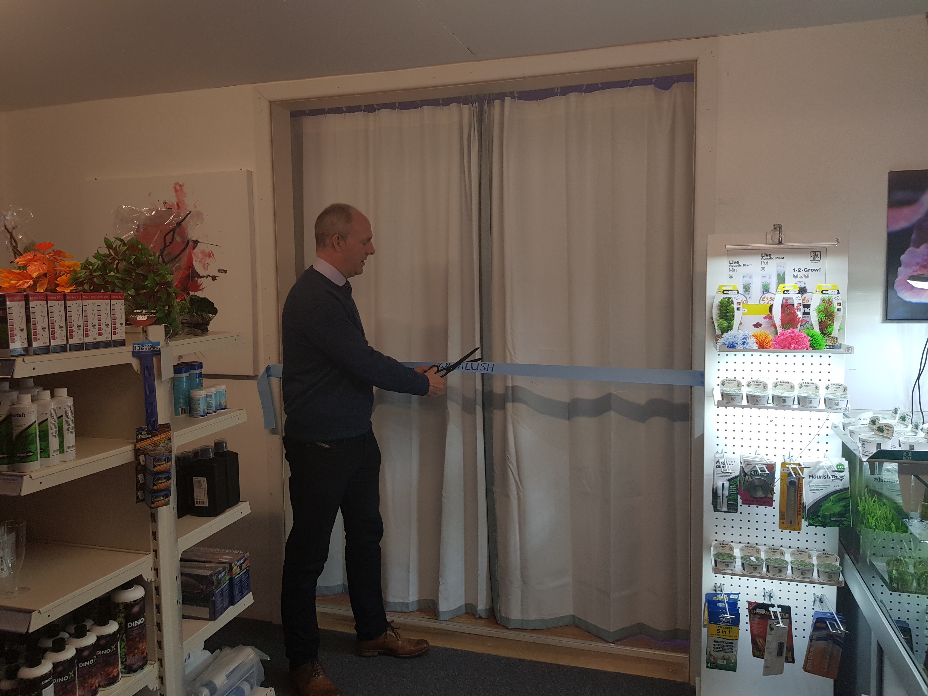 Local MP Opens New Extension At Aqualush