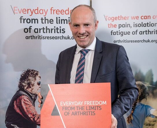 Justin Tomlinson MP Pledges To Become An Arthritis Champion