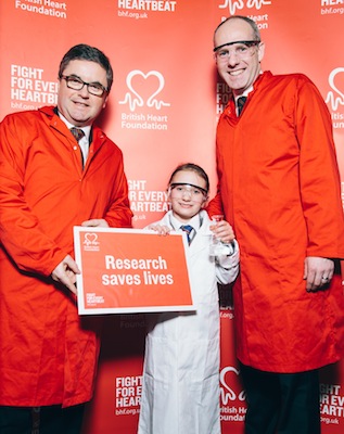 Justin & Robert Pledge Support For British Heart Foundation