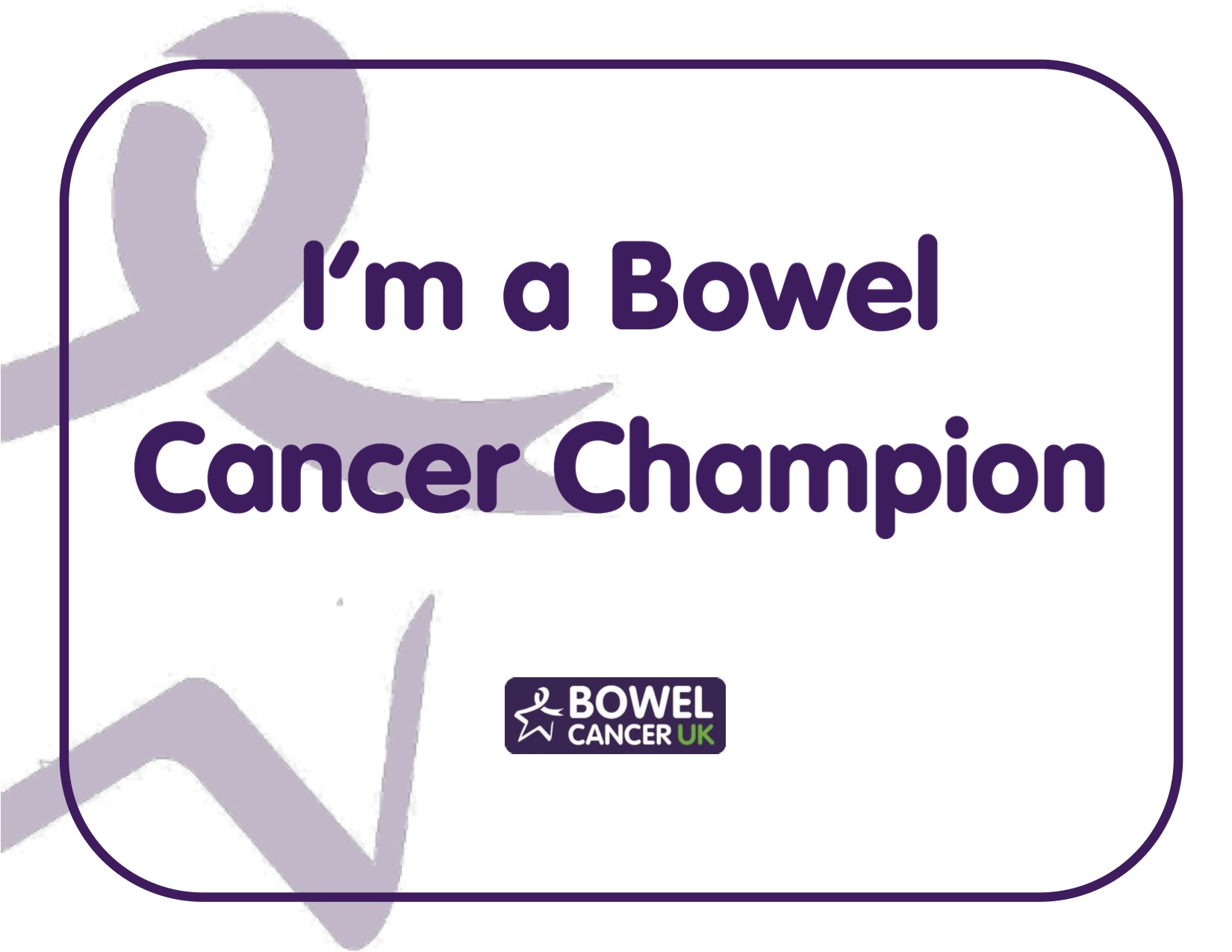 Local MP Becomes Bowel Cancer Champion