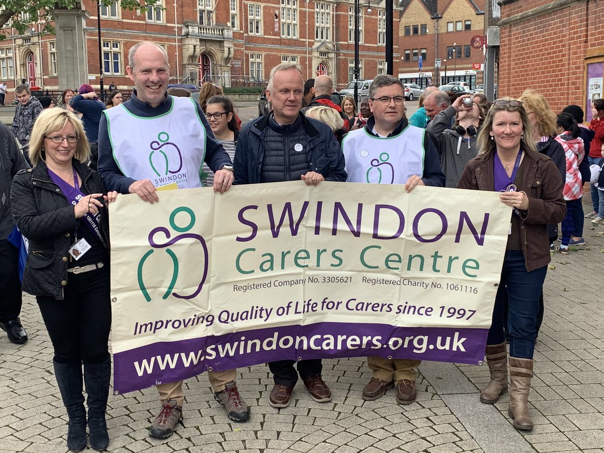 Local MP Shows His Support For Swindon Carers Centre's Annual 'Walk A Mile In My Shoes' Event