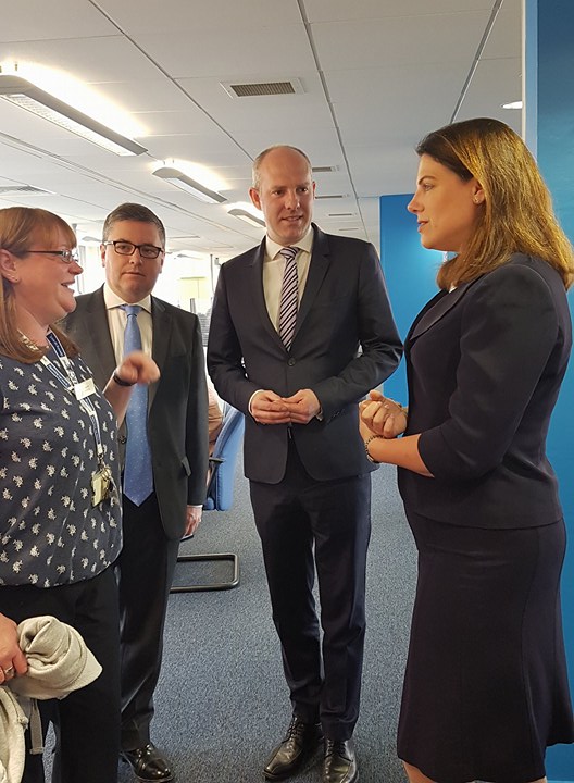 Swindon MPs Welcome Minister To See Success Of Jobcentre Plus