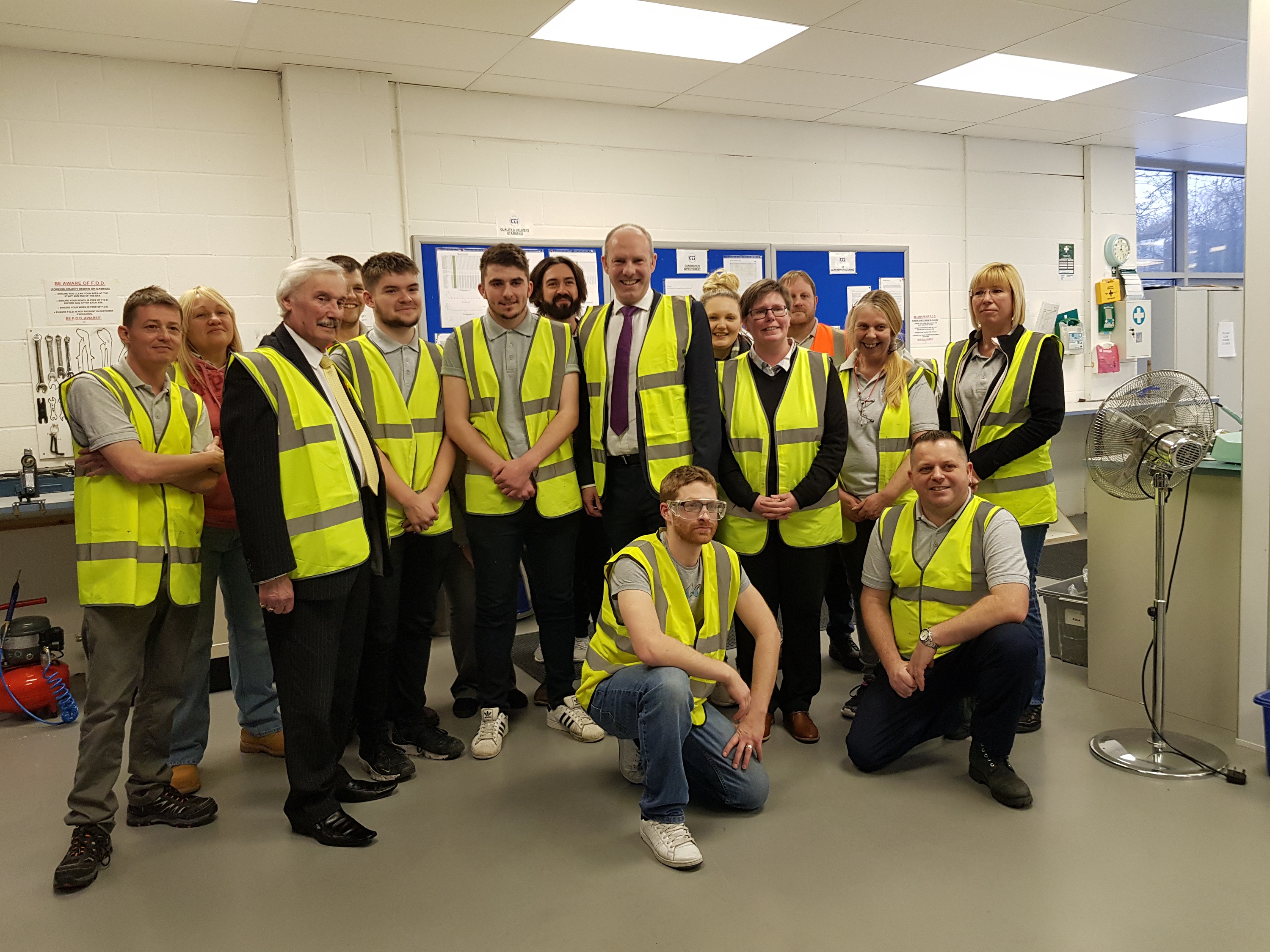 Justin Meets Apprentices At Cleeve Technology