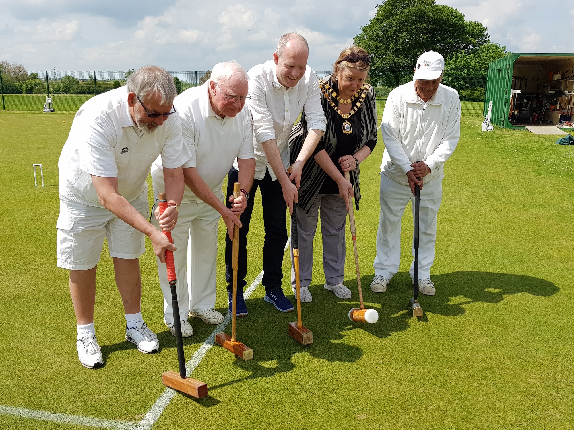 North Swindon MP Joins Swindon Croquet Club For Annual Open Day