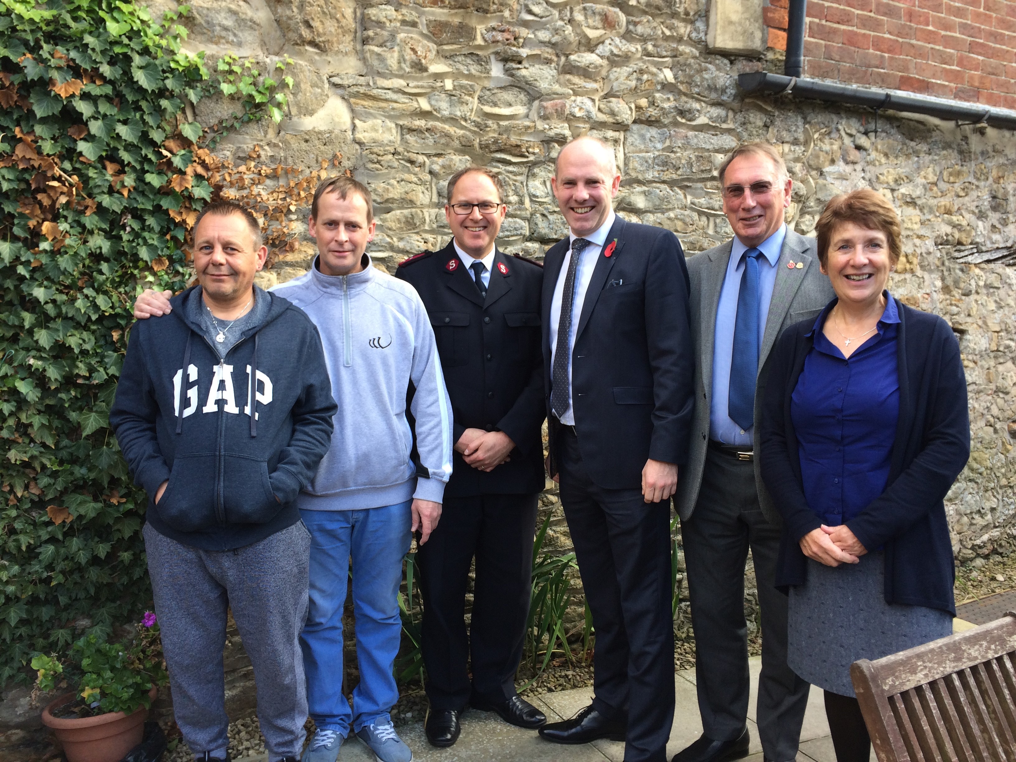 Justin Visits Gloucester House To Learn More About Its Support For People Recovering From Addiction