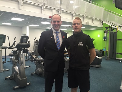 Local MP Meets Representatives Of Grange Leisure Centre & Pays Tribute To Inclusive Programmes