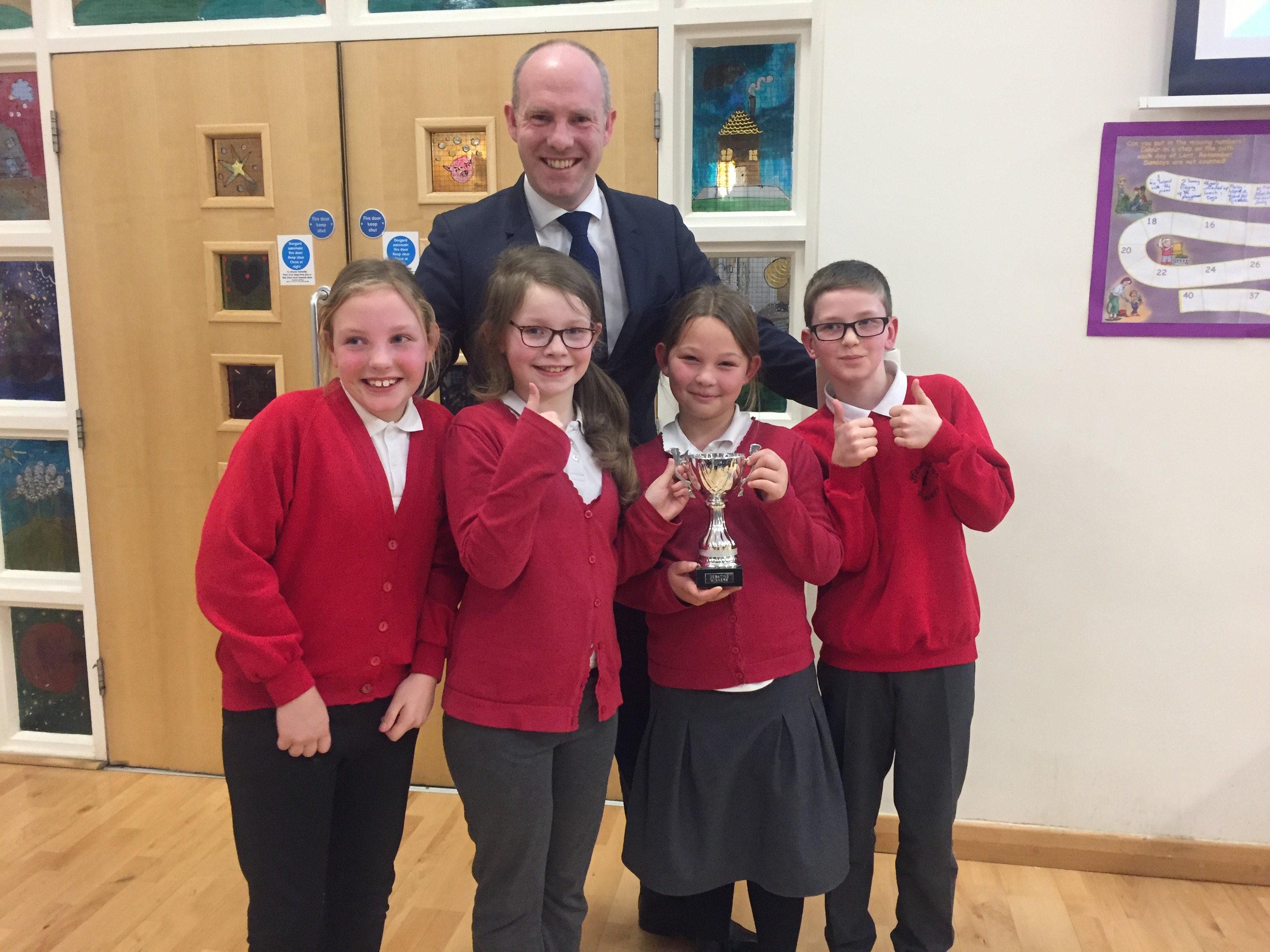 Justin Tomlinson MP Crowns Haydonleigh Primary School as Winners of Inter-School Debating Competition