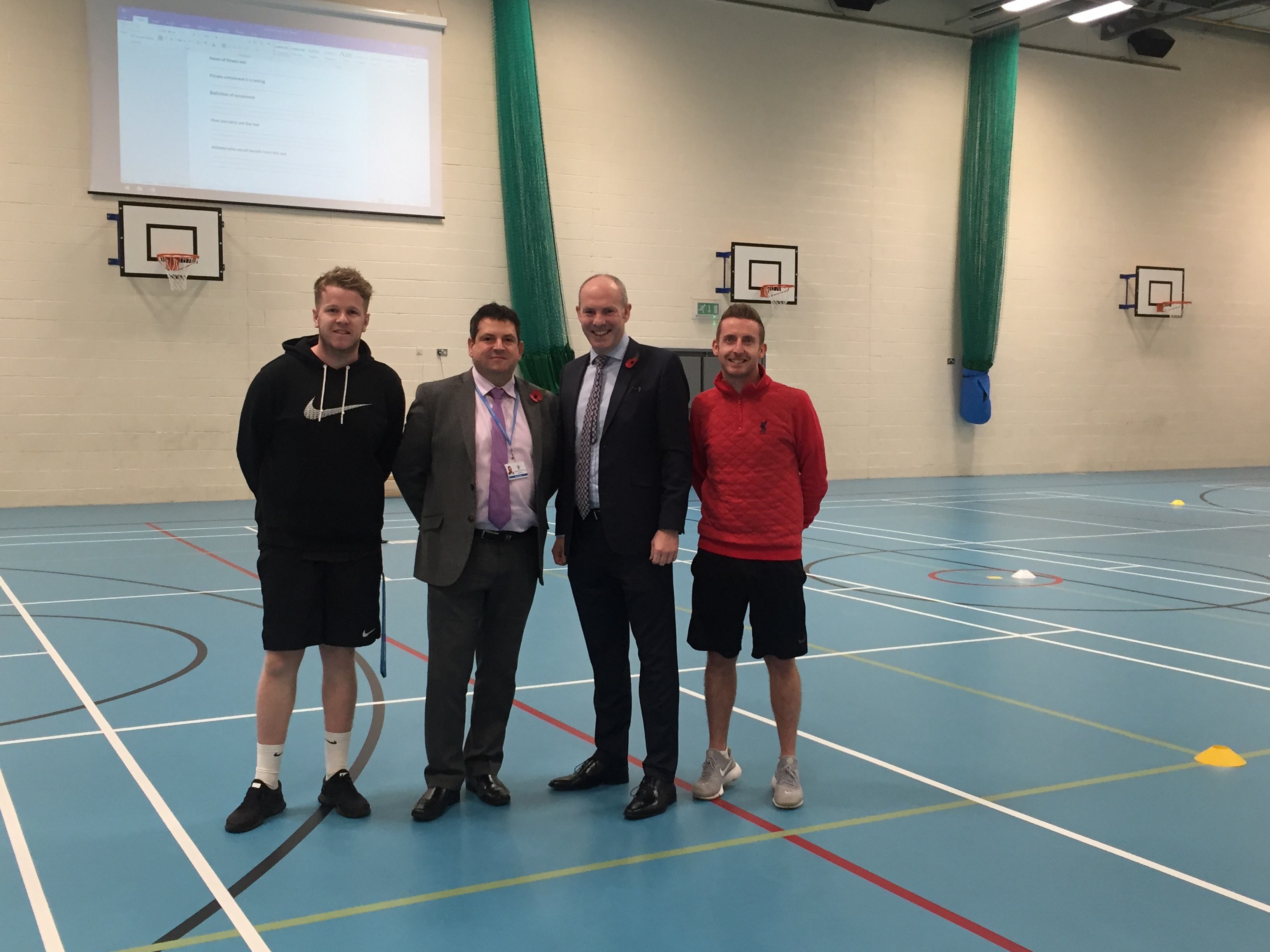 Local MP Meets New Headteacher Of Warneford School