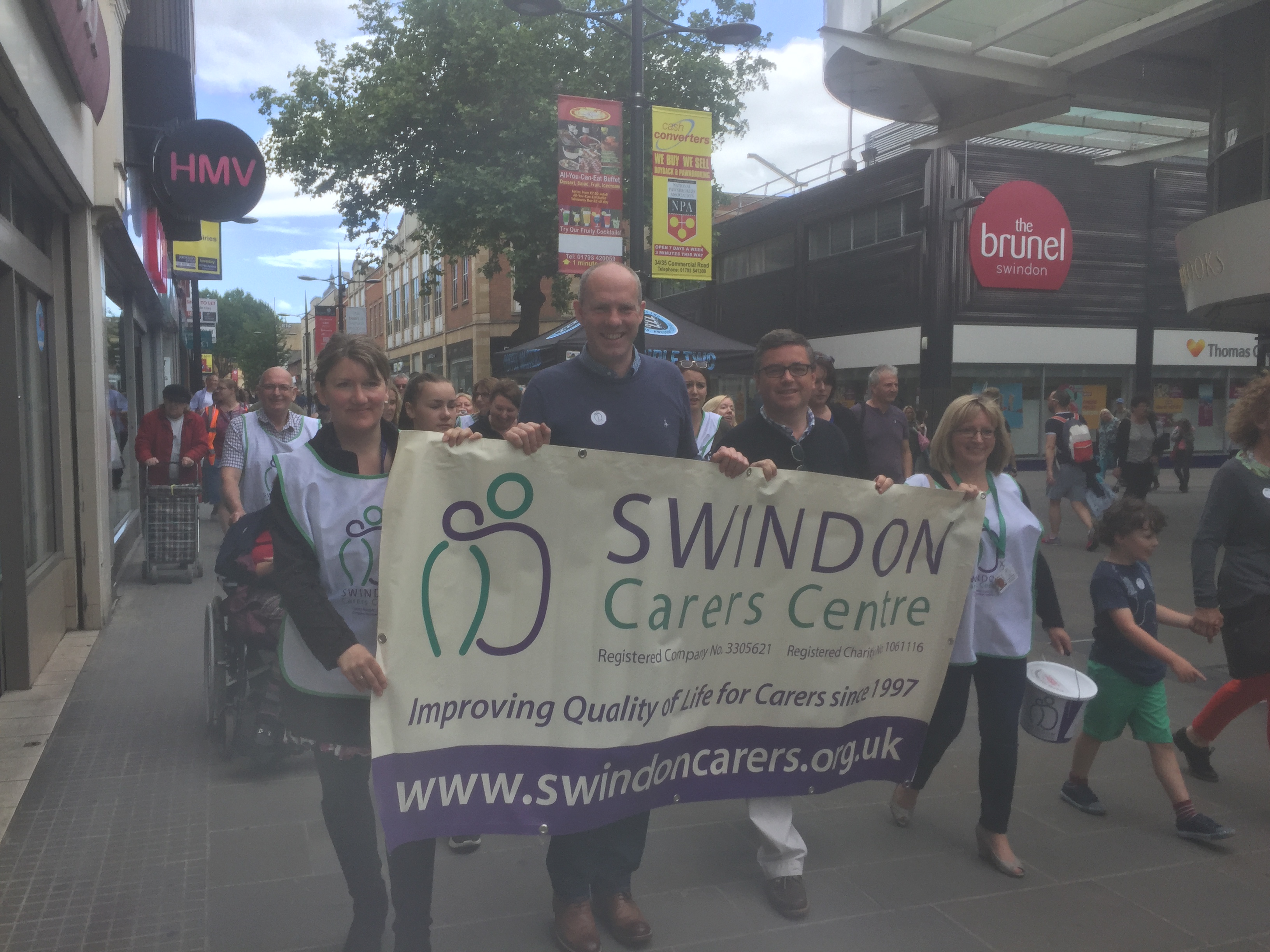 Justin Urges Fellow Local Residents To Support Swindon Carers Centre