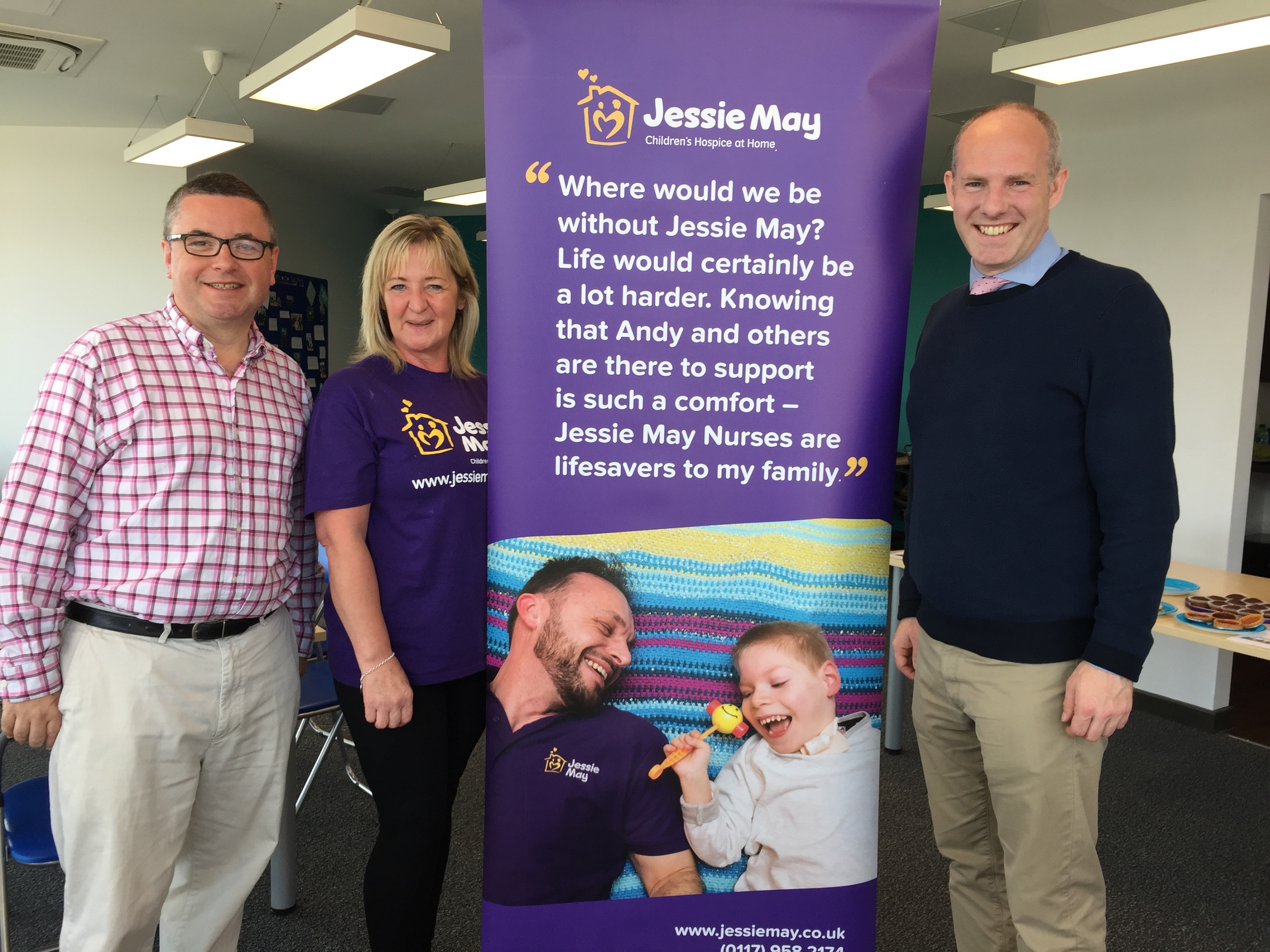 Justin Hosts Fundraising Coffee Morning For The Jessie May Trust