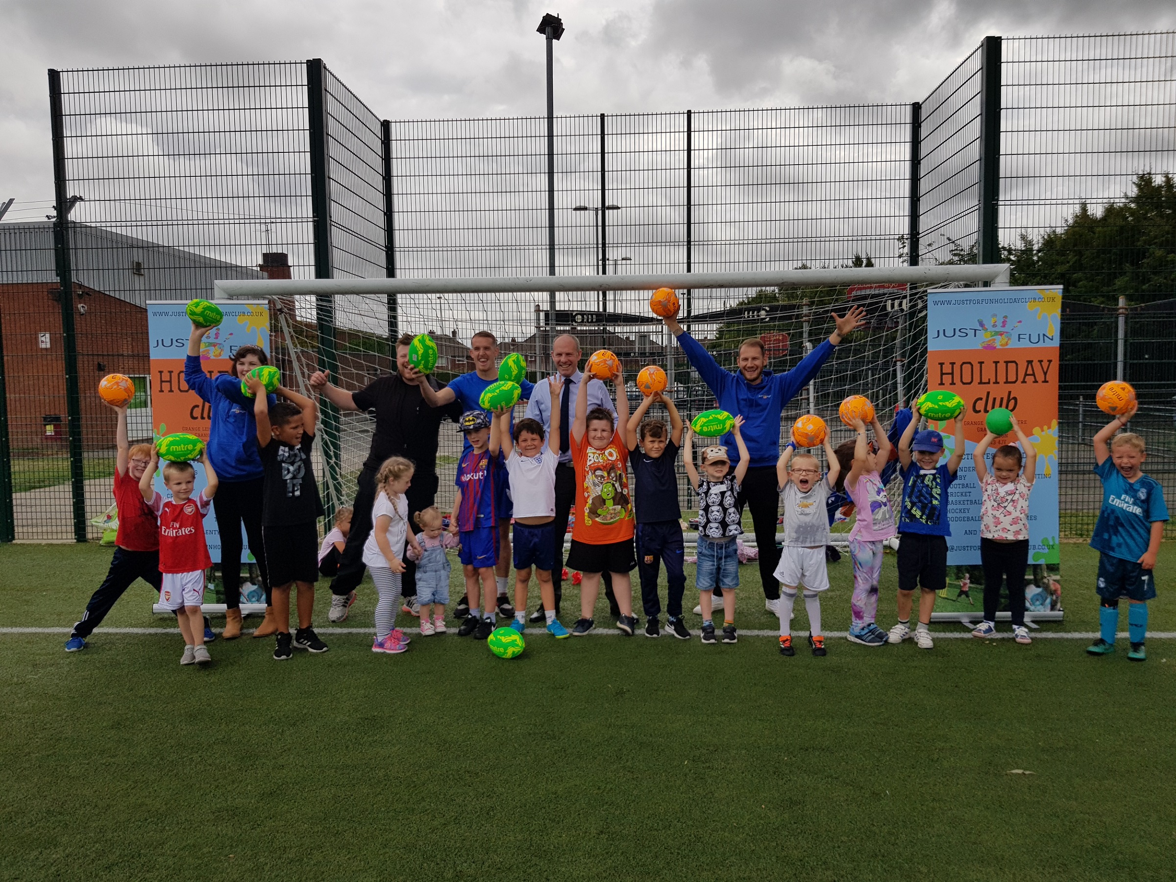 Local MP Cuts The Ribbon To Open The Just For Fun Holiday Club