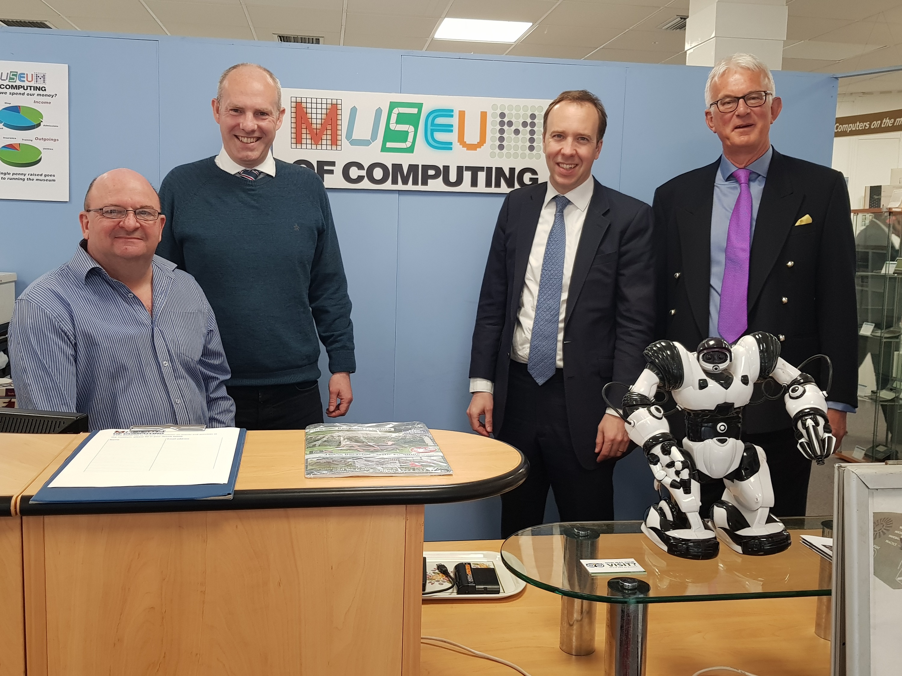 Local MP Welcomes Culture Secretary To Swindon's Museum Of Computing