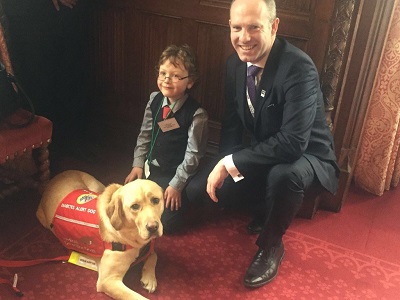 Local MP Learns More About Amazing Medical Detection Dogs