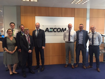 Local MP Visits Swindon Offices Of Global Engineering Company AECOM