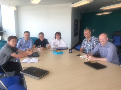 Justin's Summer Interns Discuss Opportunities For Young People With Council Leader