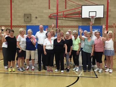 North Swindon MP Visits Walking Netball At The Haydon Centre