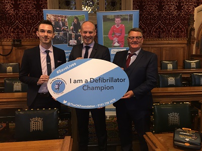 North Swindon MP Becomes A Defibrillator Champion