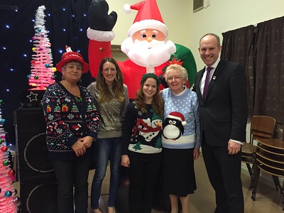 North Swindon MP Joins Swindon Stroke Support Group For Christmas Party