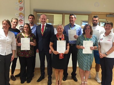 Local MP Praises Primary School PE Specialists At Graduation